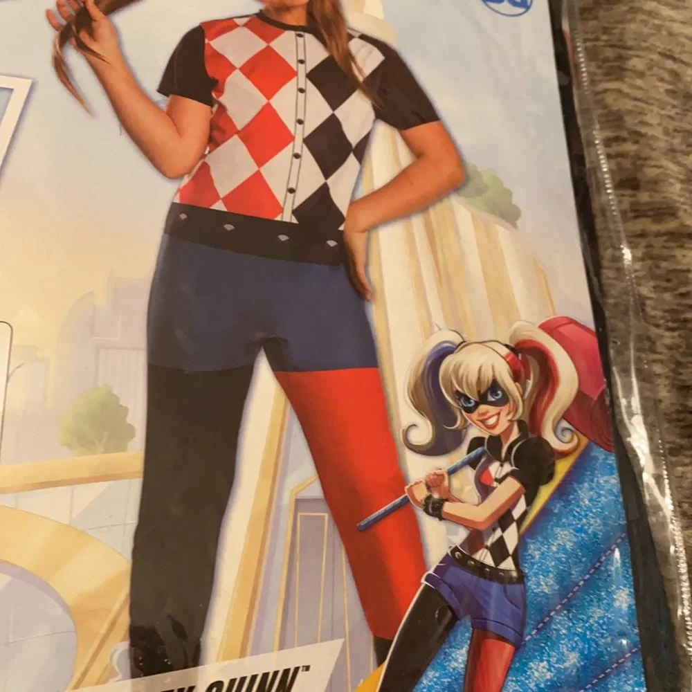 ❤️DC Superhero Girls Halloween‎ Costume Harley Quinn🖤